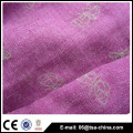 Blended material soft feel fashion scarf with flocking